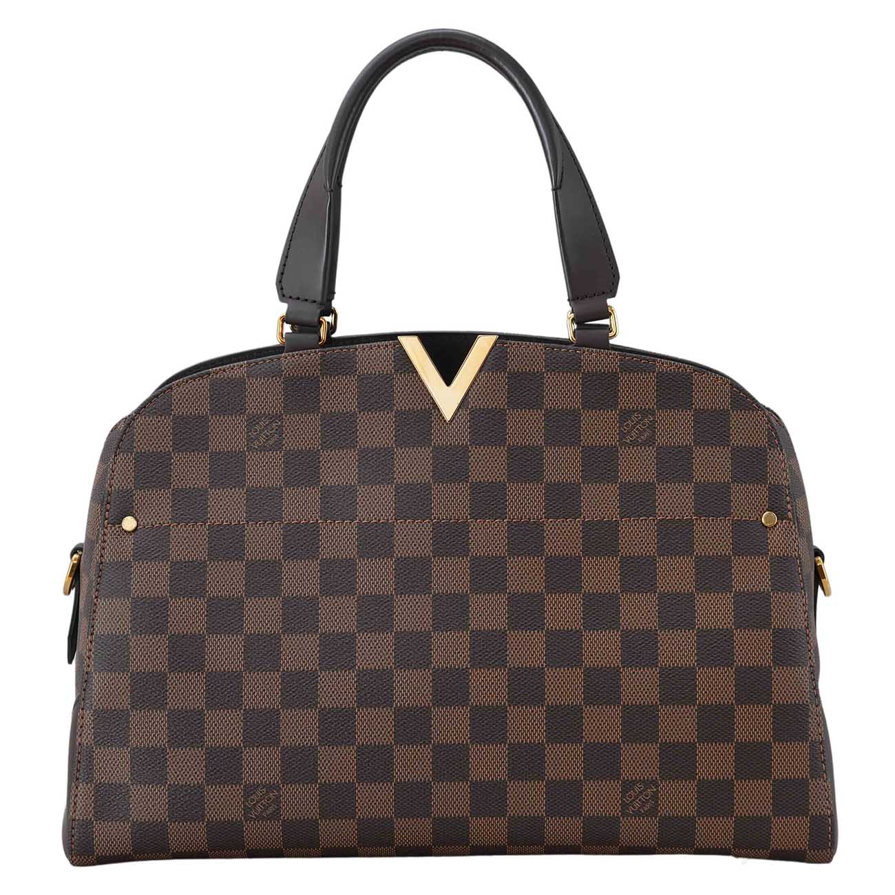 LOUIS VUITTON(USED)루이비통 M41505 다미에 에벤 켄싱턴 보울링 토트백